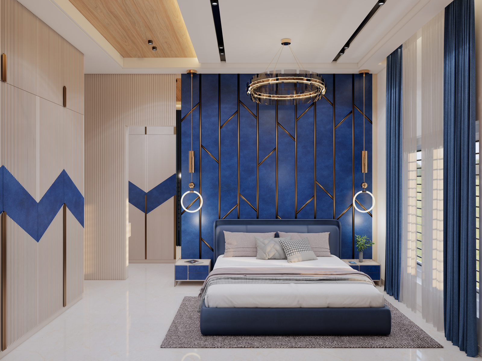 Contemporary apartment interior design Chennai