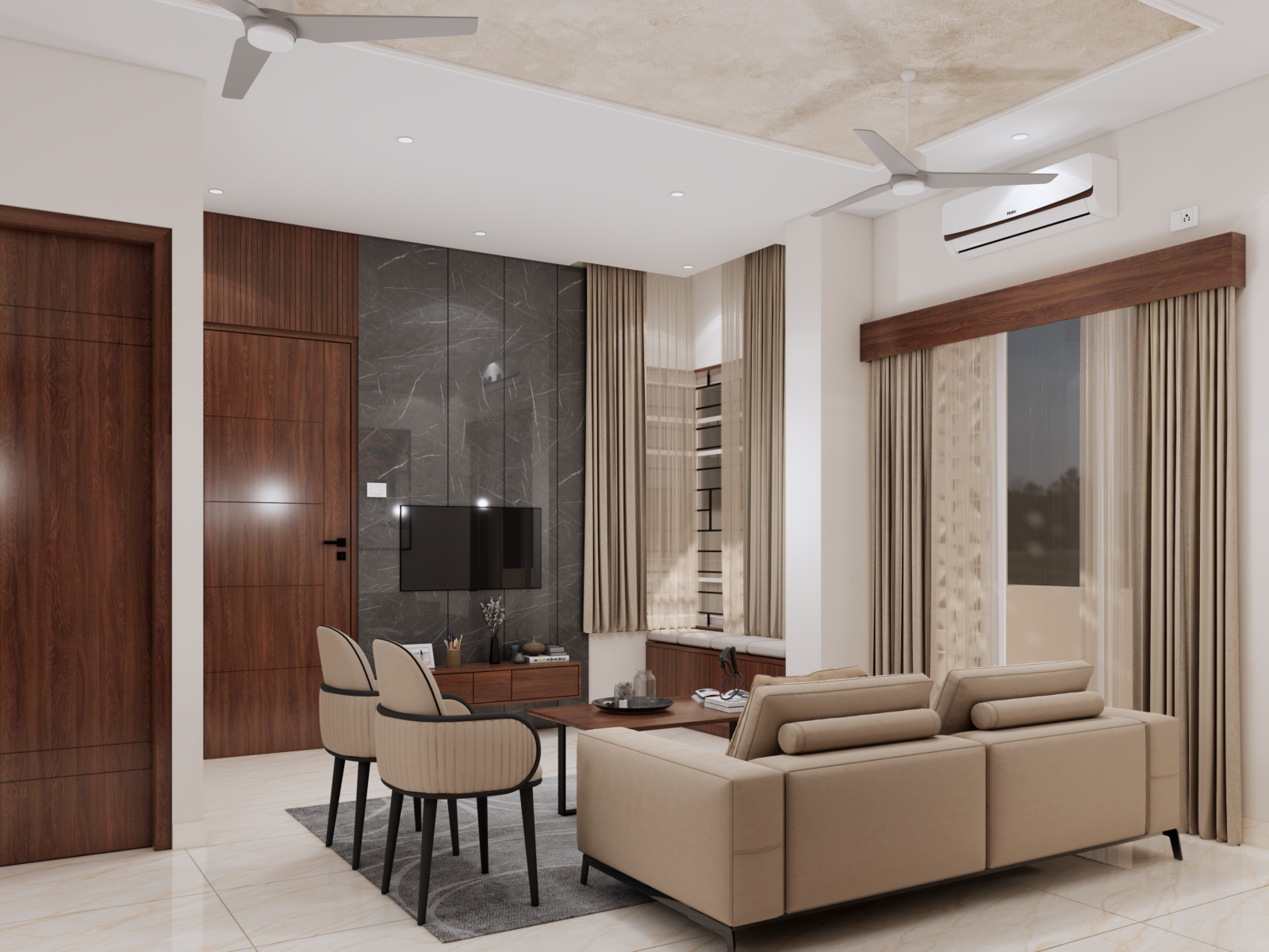 Gridstone architecture and exterior design project