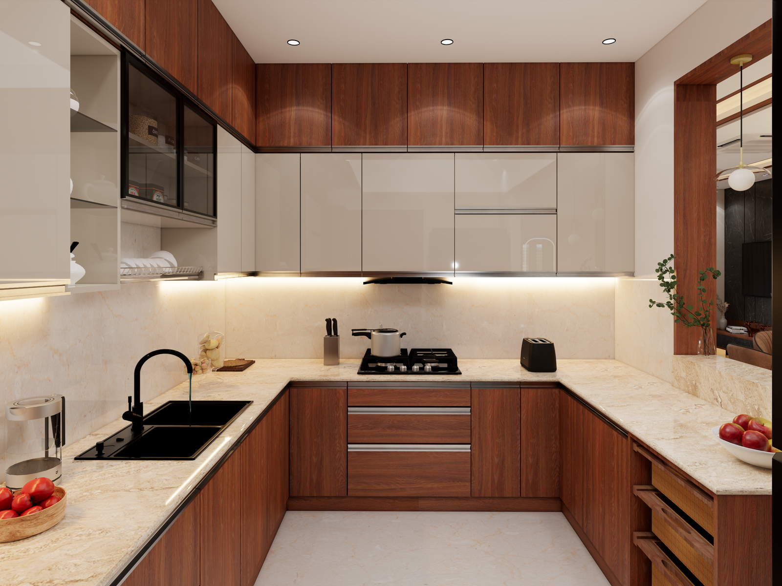 Contemporary apartment interior Chennai
