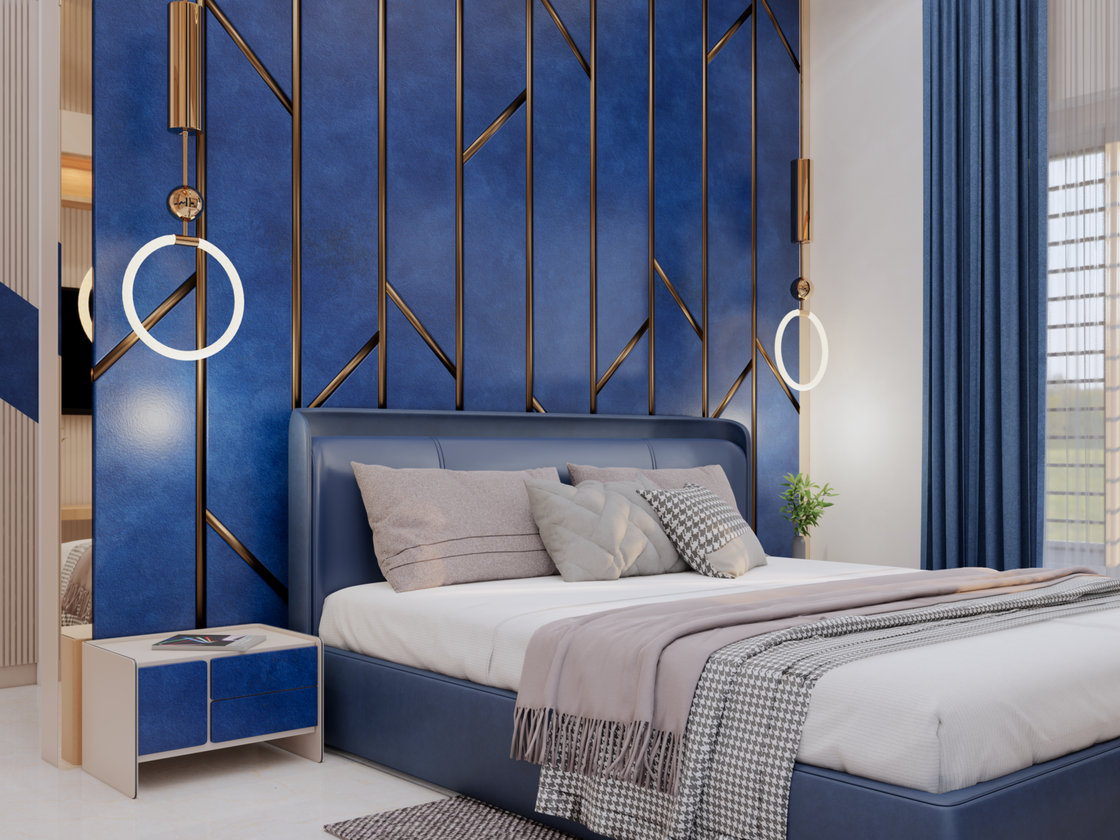 Residential bedroom interior Chennai