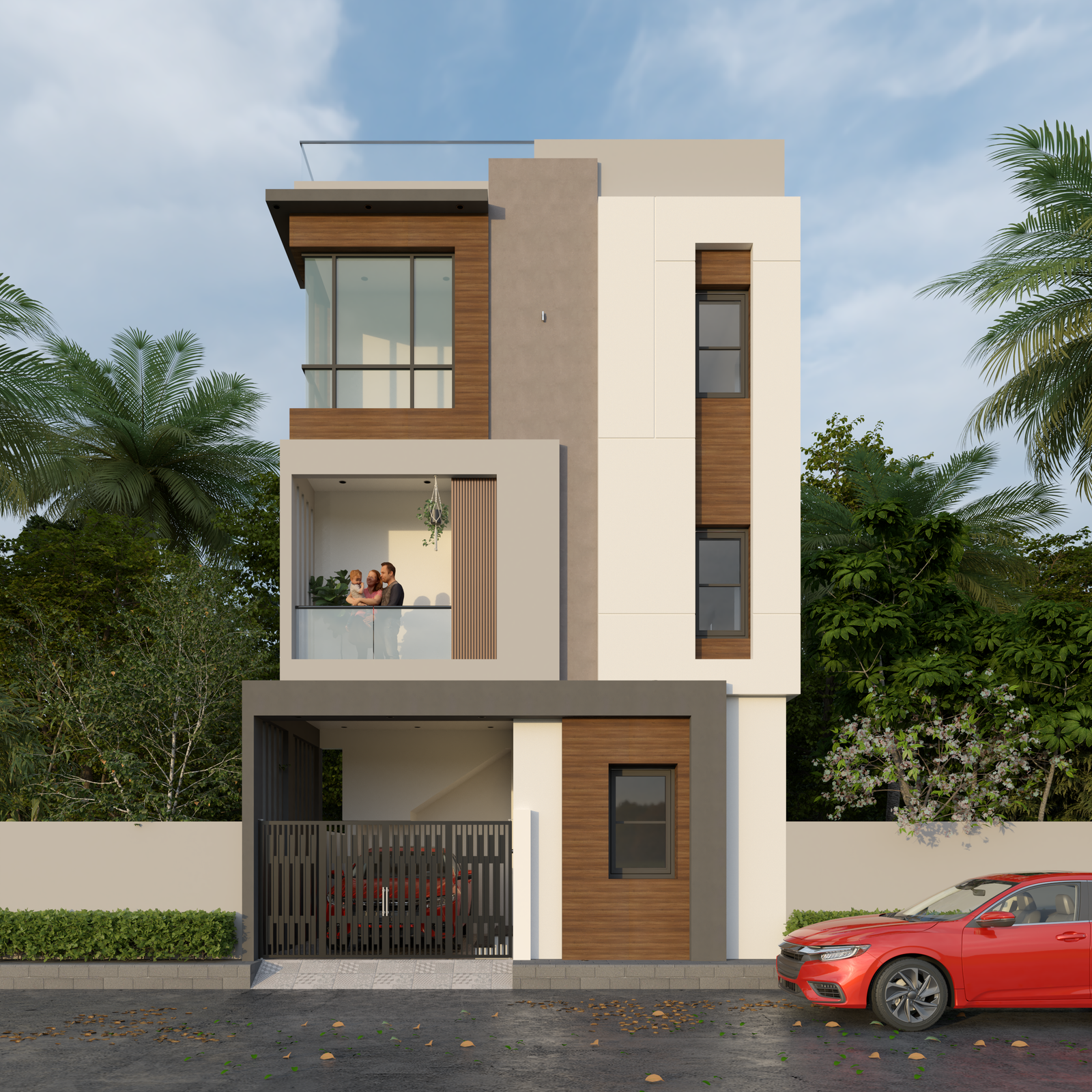 Architectural elevation and residential design by Gridstone