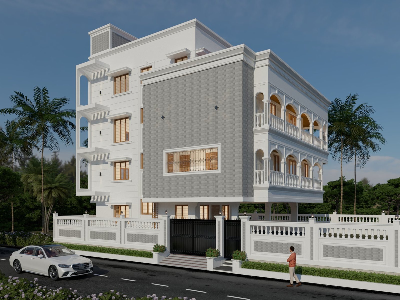 Residential elevation architecture Chennai