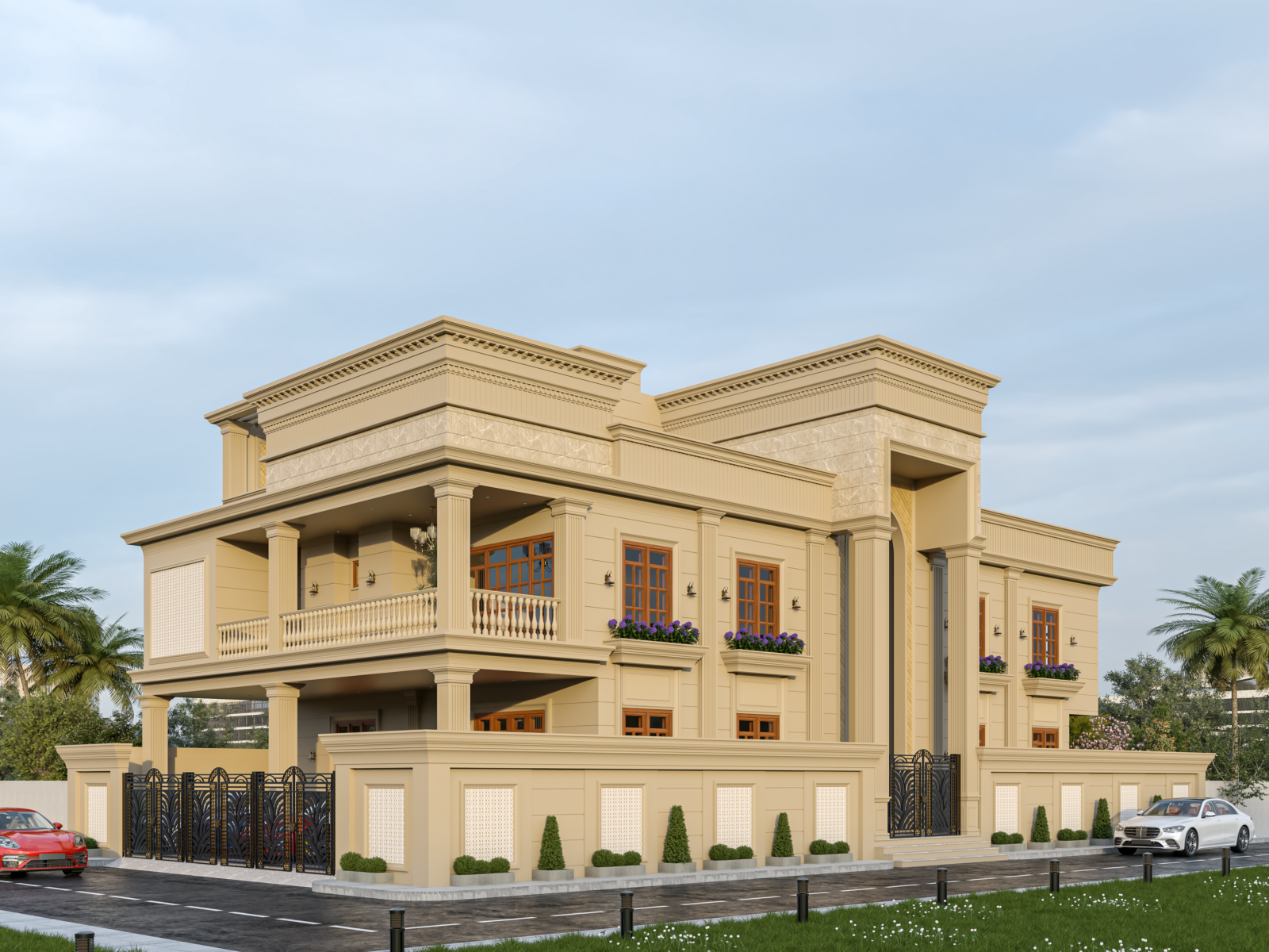 House architecture and elevation design by Gridstone Chennai