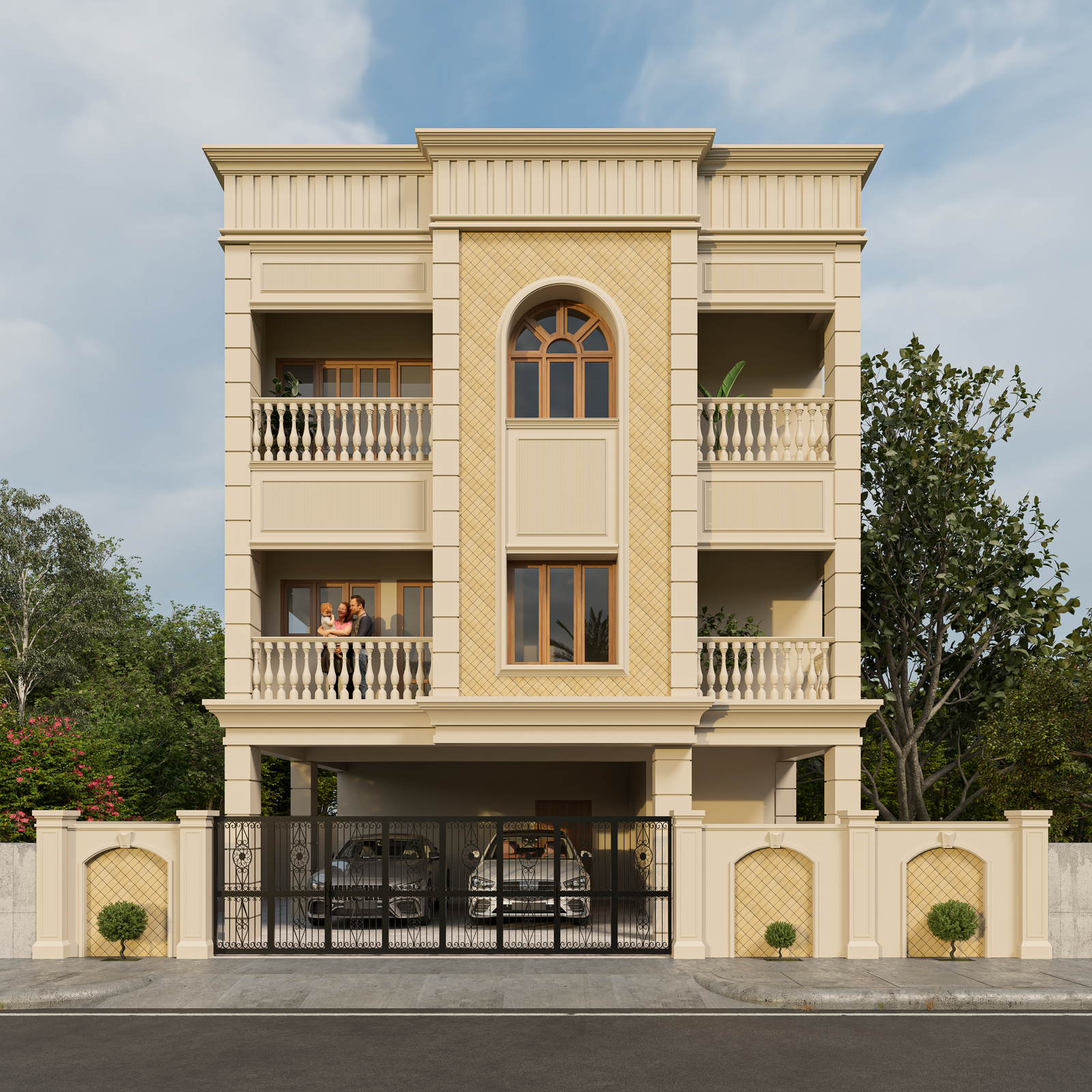 Ruban ECR residential villa design