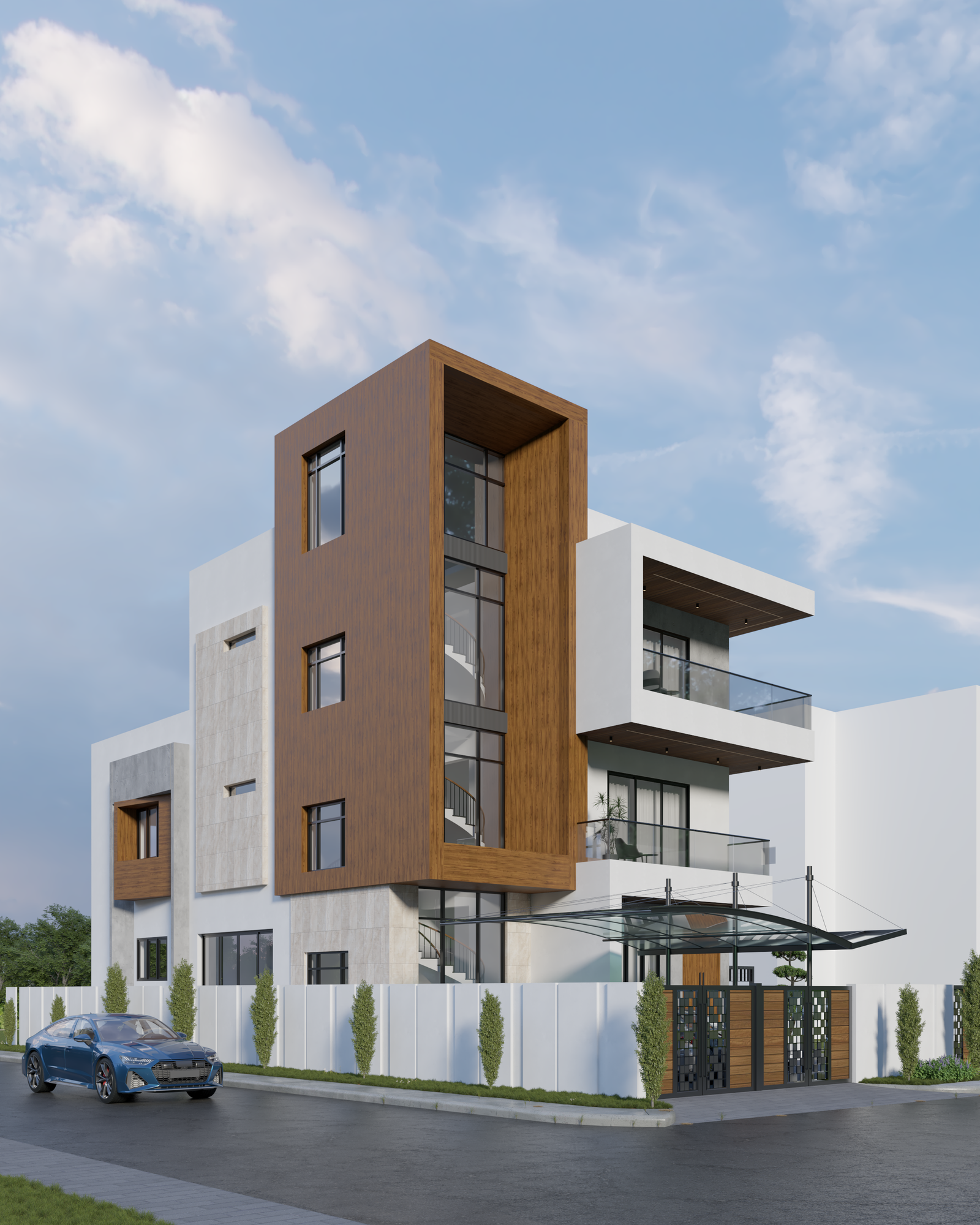 Contemporary residential architecture Chennai