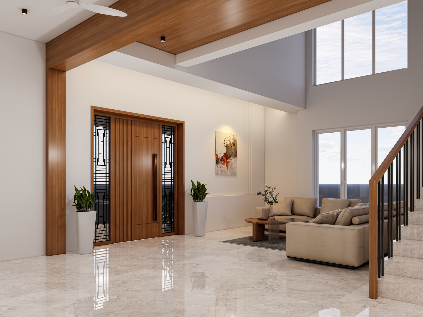 Home interior architecture visualization