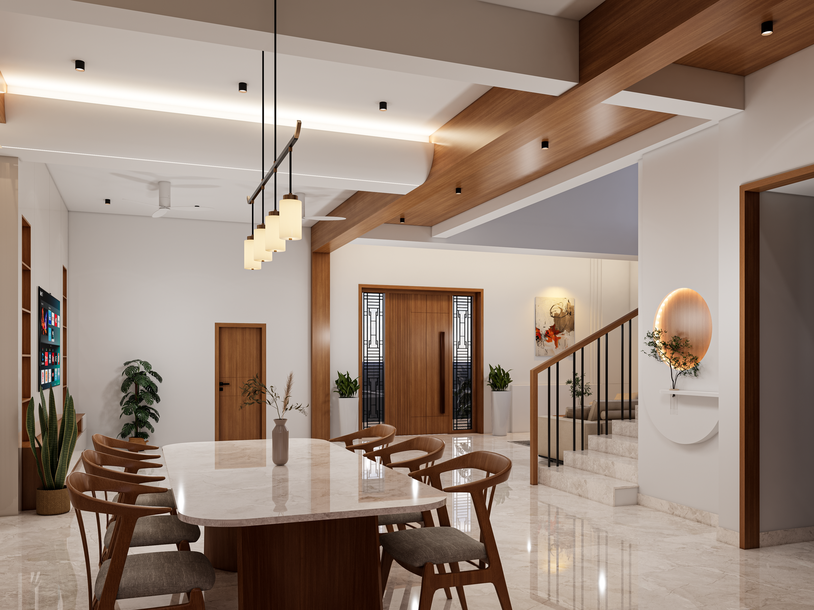 Apartment interior design visualization