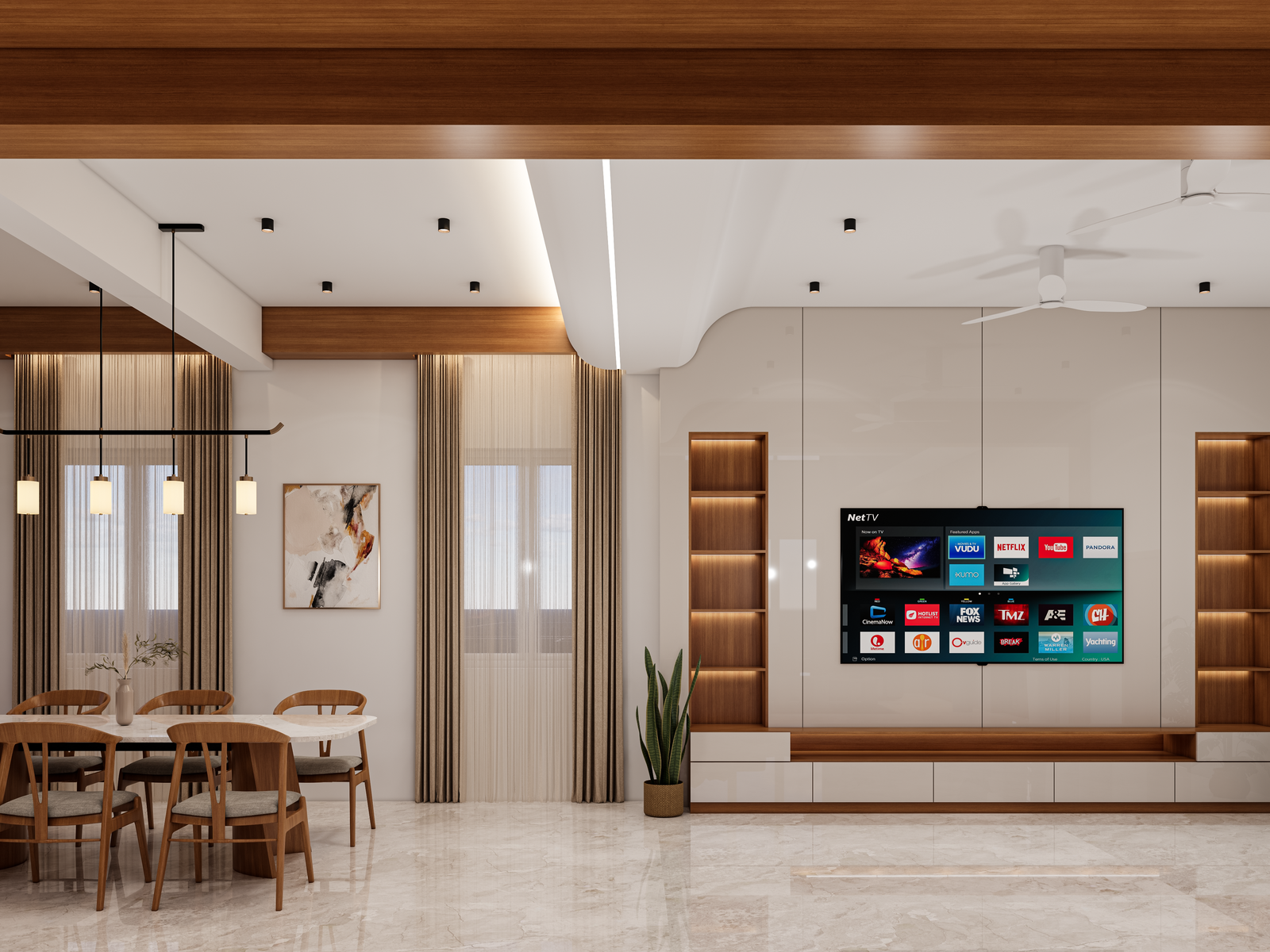 Residential interior design visualization Chennai