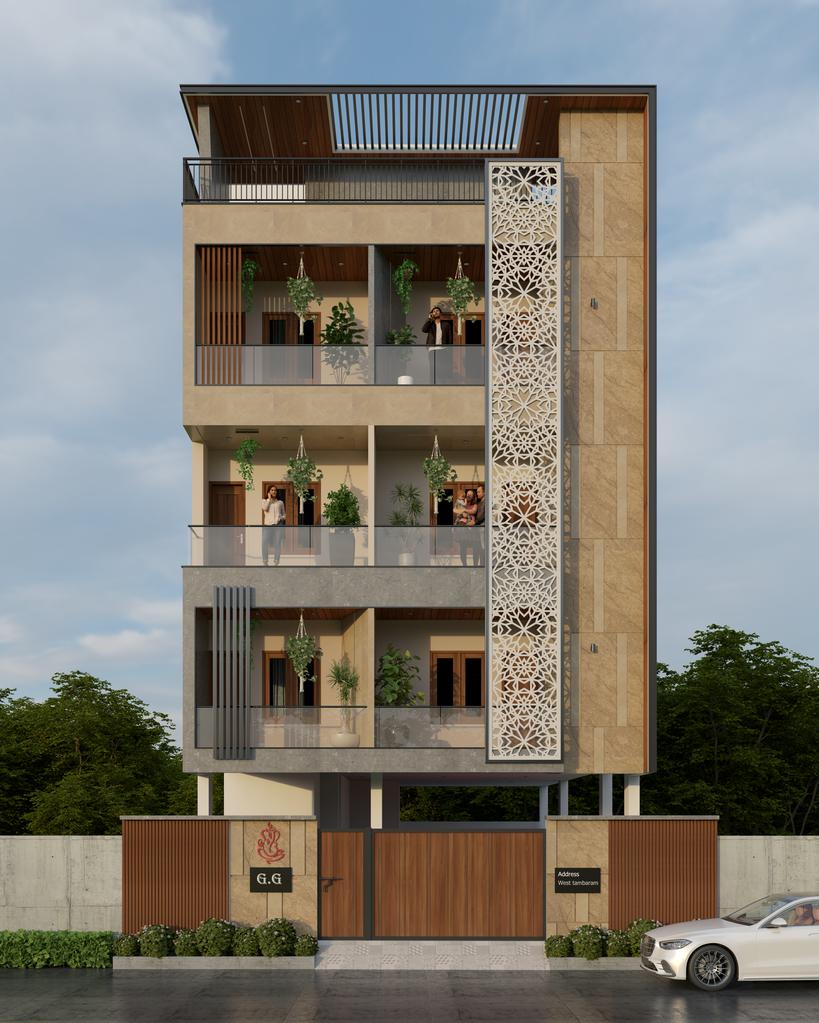Building architecture design Chennai Gridstone
