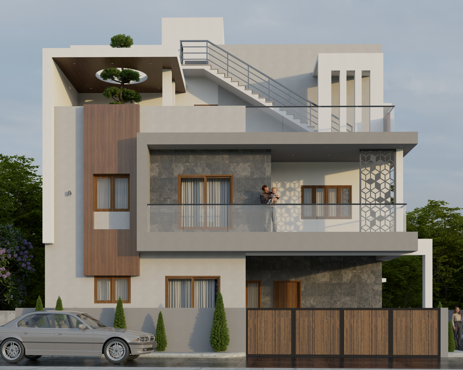 Contemporary residential architecture Chennai