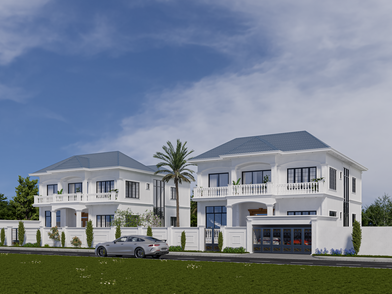 Modern house architecture by Gridstone Chennai